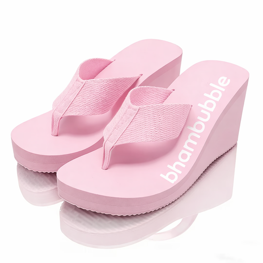 Aurora Breeze Wedge Thong Platform Sandals