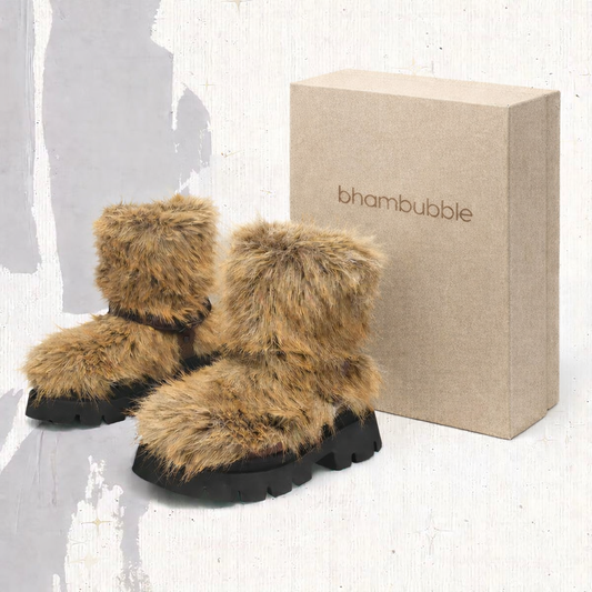 Frost Fox Ombre Fur Platform Snow Boots