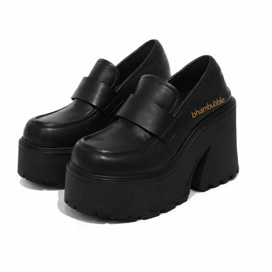 Academia Platform Penny Loafers